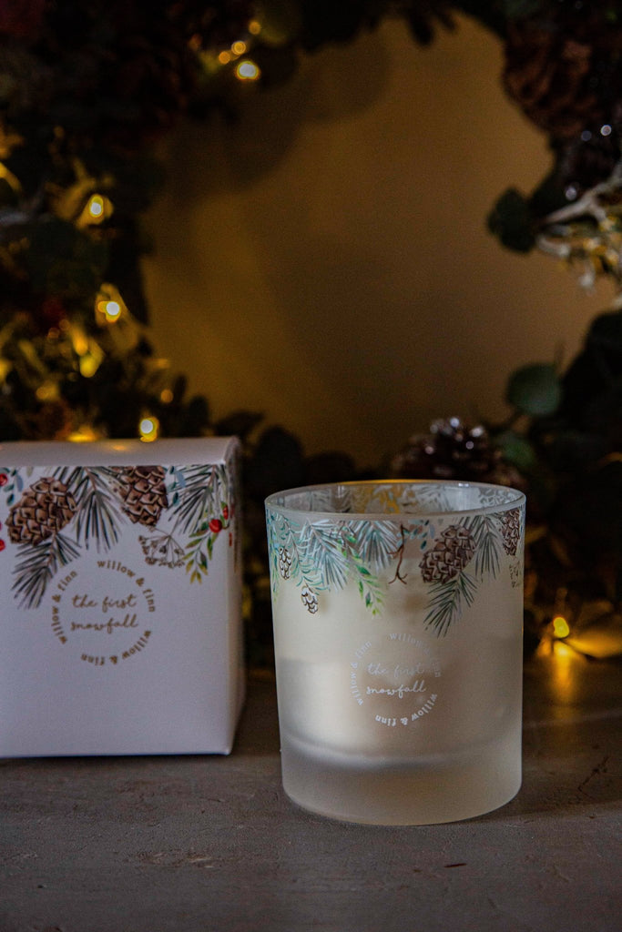 Christmas Limited Edition Candle - The First Snowfall - Willow & Finn Candles