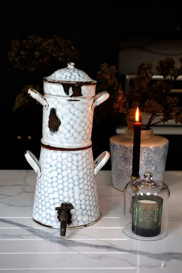 Vintage French Coffee Pot - Willow & Finn Candles